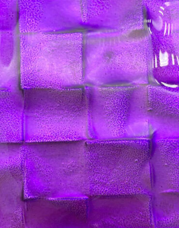 Cristal decorativo ROCED Violet Metelassé